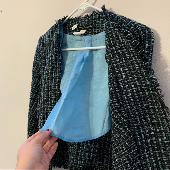 🧡3/$30 Blue light weight jacket blazer | Size 6 - Picture 3 of 10